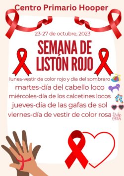 spanish red ribbon week flyer